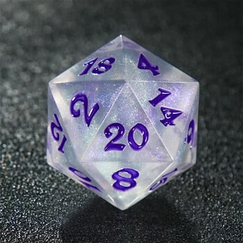 Специална оферта 7Pcs Set DND Acryli Dice Multifaceted Table Game D4 D6 D8 D10 D12 D20 Game Dice Party Game Acrylic Polyhedral Dice