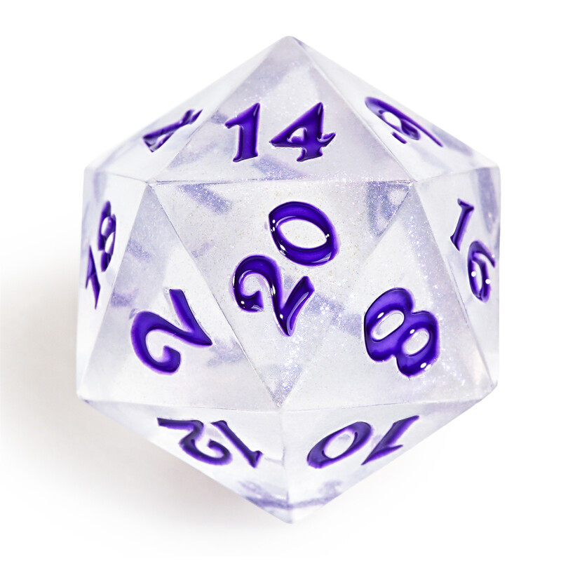 Posebna ponuda Set od 7 komada DND akrilne kockice Višestruka stolna igra D4 D6 D8 D10 D12 D20 Igra kockice Party igra Akrilne poliedarske kockice