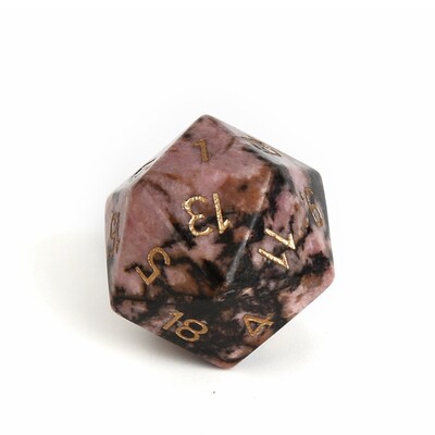 Spot Goods Natural Crystal D20 kauliukai Agatas Obsidianas Rožinis Kvarcas Labradoritas Daugiakampis Akmens kauliukai Individualizuoto šrifto Simbolio Rašto Logotipas