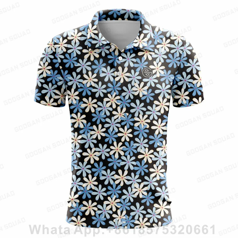 Muška ljetna odjeća za slobodno vrijeme Polo majica za golf Kratkih rukava Prozračna ležerna sportska majica Wild Shirt Majice velikih veličina F1 Racing 24