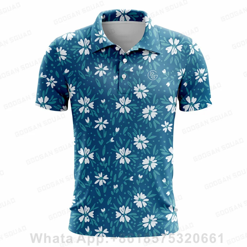 Muška ljetna odjeća za slobodno vrijeme Polo majica za golf Kratkih rukava Prozračna ležerna sportska majica Wild Shirt Majice velikih veličina F1 Racing 24