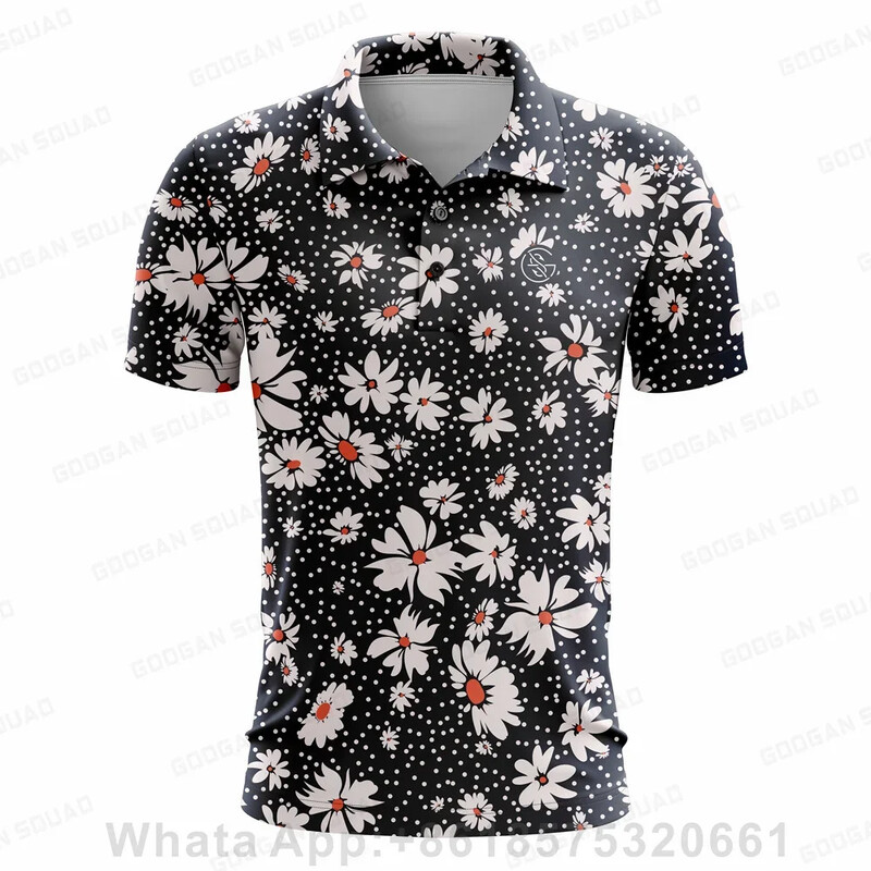 Muška ljetna odjeća za slobodno vrijeme Polo majica za golf Kratkih rukava Prozračna ležerna sportska majica Wild Shirt Majice velikih veličina F1 Racing 24