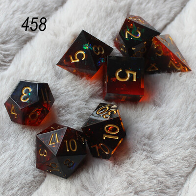 2023 m. dervos kauliukai 7 vnt. Dnd rinkinys Tvirtas daugiakampis D ir D kauliukas DND Vaidmenų žaidimams Rpg Rol Pathfinder stalo žaidimas Dragon Scale Dovanos