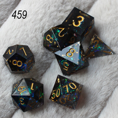 2023 m. dervos kauliukai 7 vnt. Dnd rinkinys Tvirtas daugiakampis D ir D kauliukas DND Vaidmenų žaidimams Rpg Rol Pathfinder stalo žaidimas Dragon Scale Dovanos