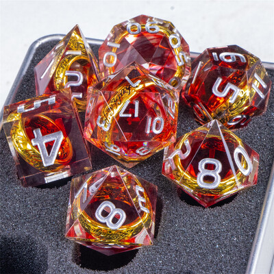Ring Resin DnD Dice Включва комплект зарове One Rings, комплект полиедрални зарове Lord of Dice, The Ring Dice, dd зарове