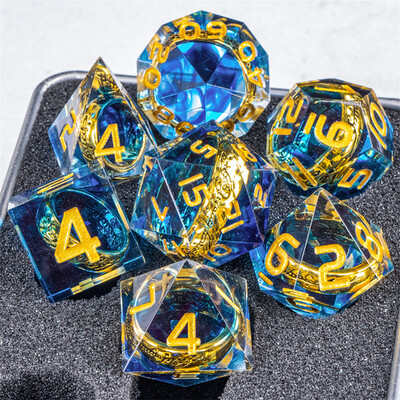 Ring Resin DnD Dice Включва комплект зарове One Rings, комплект полиедрални зарове Lord of Dice, The Ring Dice, dd зарове