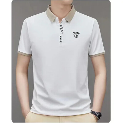 Muška polo majica s kratkim rukavima, poslovna, ležerna, modna, ljetna, popularna majica s kratkim rukavima Golf, muška polo majica