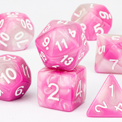 DnD Red rankų darbo Sharp Edge dervos kauliukų rinkinys TRPG, daugiakampių kauliukų rinkinys požemiams ir drakonui, D+D kauliukai, stalo žaidimų kauliukai