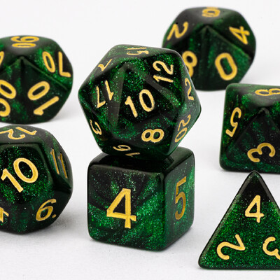 DnD Red rankų darbo Sharp Edge dervos kauliukų rinkinys TRPG, daugiakampių kauliukų rinkinys požemiams ir drakonui, D+D kauliukai, stalo žaidimų kauliukai