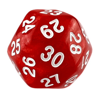 1kom višestrana akrilna stolna kockica Polyhedral D30 Nova društvena igra za Club Pub Part Stolne igre