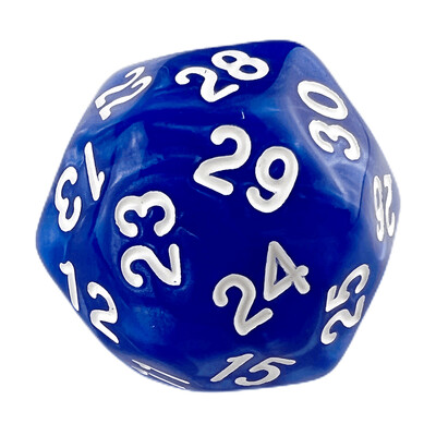 1kom višestrana akrilna stolna kockica Polyhedral D30 Nova društvena igra za Club Pub Part Stolne igre