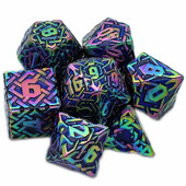2023 Нови метални зарове 7PCs Dnd Set Solid Polyhedral D&D Dice DND за ролева игра Rpg Rol Pathfinder Board Game