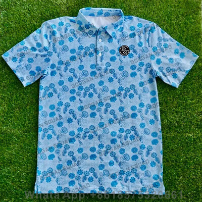 Muška ljetna majica za golf, kratkih rukava, brzo sušeća, prozračna, ležerna sportska majica, divlja majica, majice s sladoledom F1, trkaća odjeća