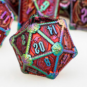 Metal DND Dice Dragon Dice Set Dungeon and Dragon D&D Polyhedral Dice RPG D i D Igre igranja uloga D20 D12 D10 D8 D6