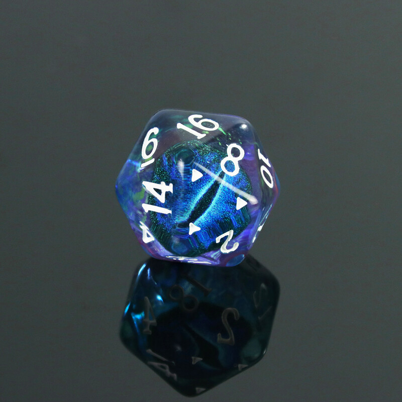 Polihedral Dice Dragon Eye D20 kockice za kreativno igranje uloga Kockice kompatibilne s Pub Club Party stolnim igrama