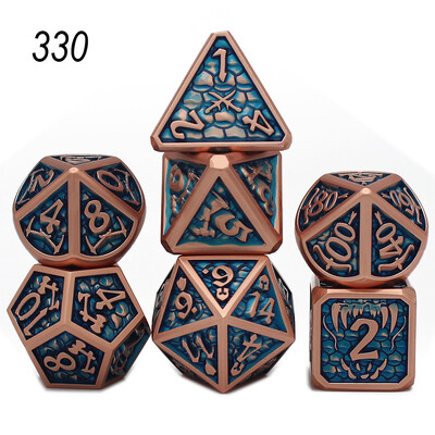 Нов стил 7 бр Galaxy Metal D&D Dice, Metal DND Dice, Polyhedral Metal Dice Set, for Role Playing Game Pathfinder