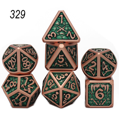 Нов стил 7 бр Galaxy Metal D&D Dice, Metal DND Dice, Polyhedral Metal Dice Set, for Role Playing Game Pathfinder