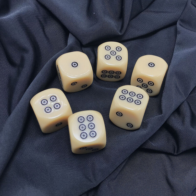 zaruri din cerc zaruri din rășină zaruri vintage pentru juegos de mesa dados punct pentru joc de masă