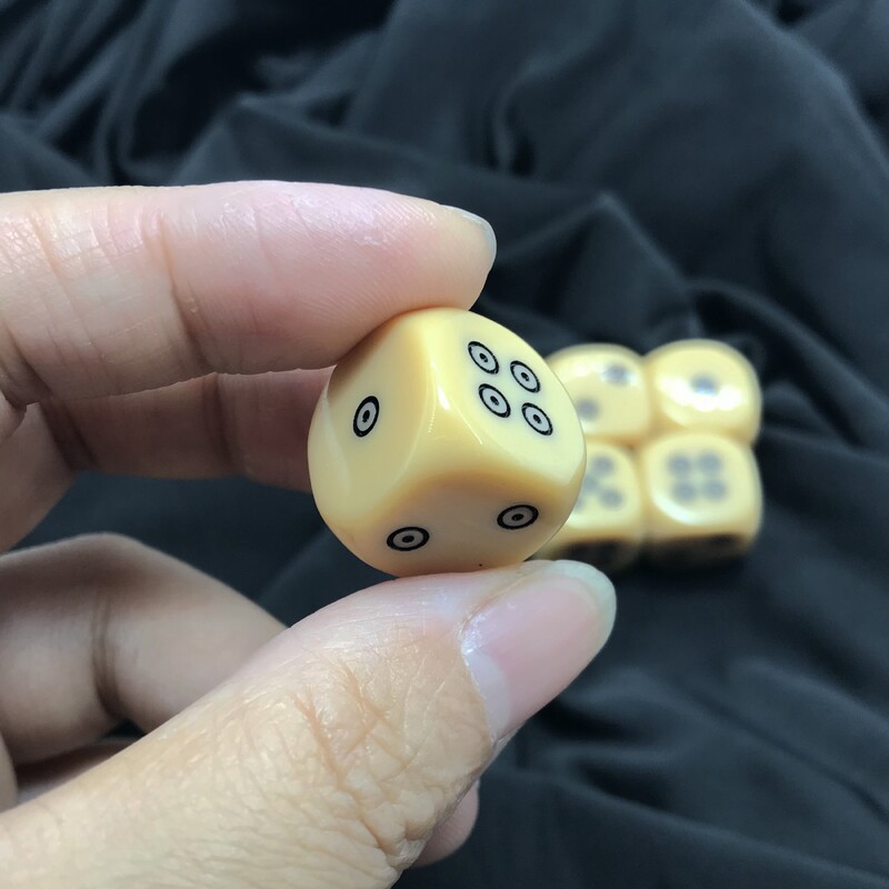 zaruri din cerc zaruri din rășină zaruri vintage pentru juegos de mesa dados punct pentru joc de masă