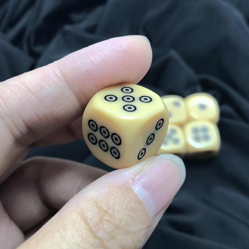 zaruri din cerc zaruri din rășină zaruri vintage pentru juegos de mesa dados punct pentru joc de masă