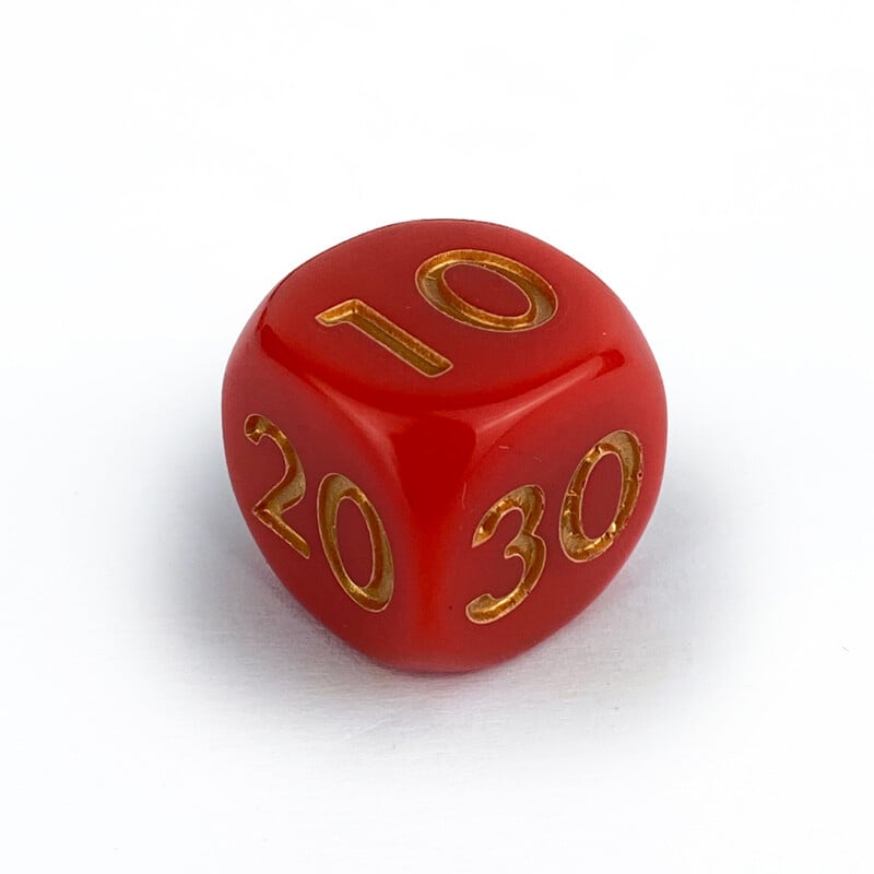 Pokemon Pocket Elf izračun štete Kockice 17MM crvene boje Zlatne mrlje Društvena igra grupa za trčanje PTCG Kockice s okruglim rubovima D6