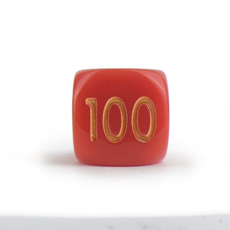 Pokemon Pocket Elf izračun štete Kockice 17MM crvene boje Zlatne mrlje Društvena igra grupa za trčanje PTCG Kockice s okruglim rubovima D6