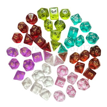 Dice DND Game Dice Character Dice Mixed Color Dice Bag 5 διαφορετικά στυλ μπορούν να χρησιμοποιηθούν για φορητά παιχνίδια παιχνιδιών