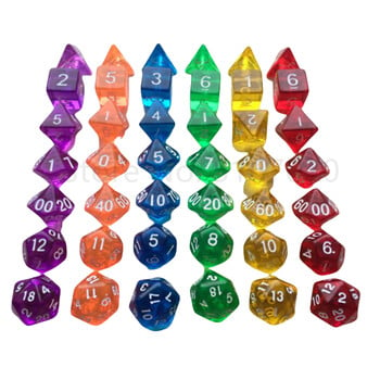 Dice DND Game Dice Character Dice Mixed Color Dice Bag 5 διαφορετικά στυλ μπορούν να χρησιμοποιηθούν για φορητά παιχνίδια παιχνιδιών