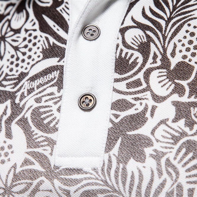 Esmaspäeva Flow suvised golfisärgid Meeste hingav Wicking polosärk Gradienttrükiga T-särk lühikeste varrukatega vaba aja golfirõivad