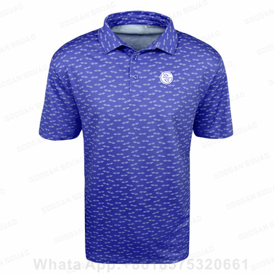 Нова мъжка тениска с поло за голф за спорт на открито от 2023 г. Плюс размер Поло тениска с къс ръкав Риболовно F1 състезателно облекло Бързосъхнещи ежедневни горнища