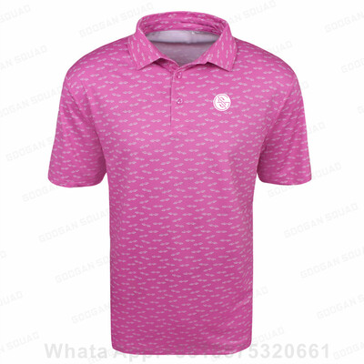 Нова мъжка тениска с поло за голф за спорт на открито от 2023 г. Плюс размер Поло тениска с къс ръкав Риболовно F1 състезателно облекло Бързосъхнещи ежедневни горнища