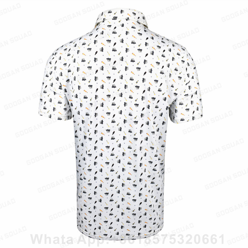 Нова мъжка тениска с поло за голф за спорт на открито от 2023 г. Плюс размер Поло тениска с къс ръкав Риболовно F1 състезателно облекло Бързосъхнещи ежедневни горнища