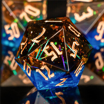 DND Sharp Edge Dice Set D&D, Resin Sharp Edge Polyhedral Dungeon и Dragon RPG Ролева игра D и D Dice D20 D12 D10 D8 D6 D4