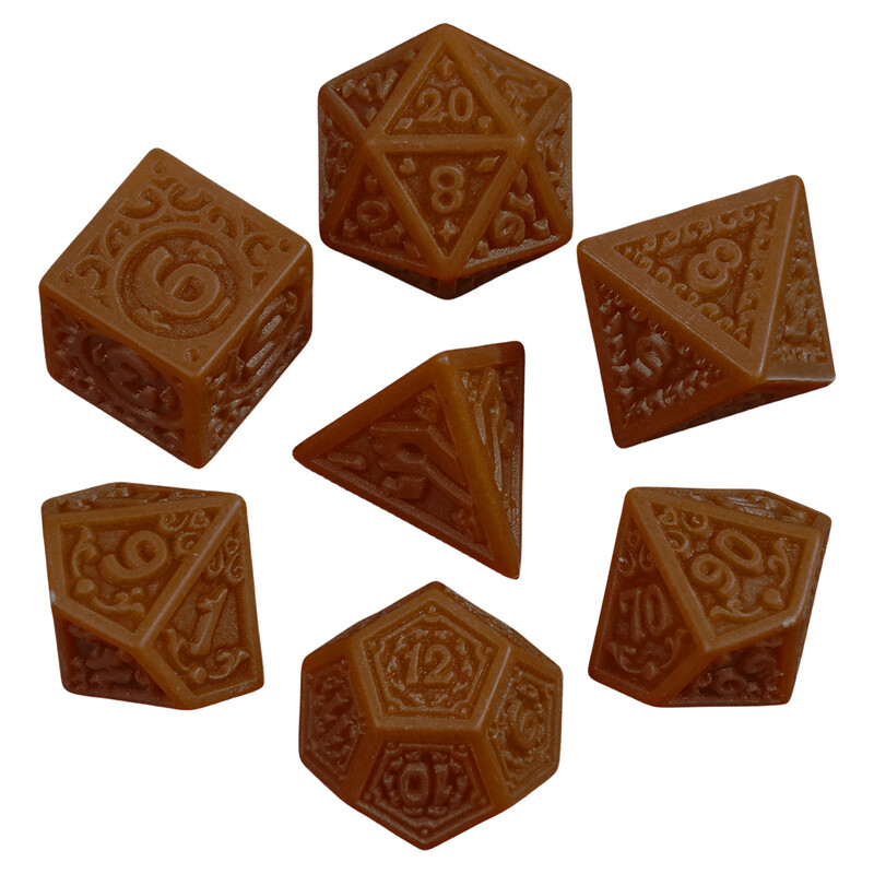 Novi set kockica od 7 komada - savršen poklon za ljubitelje dodataka za društvene igre DND