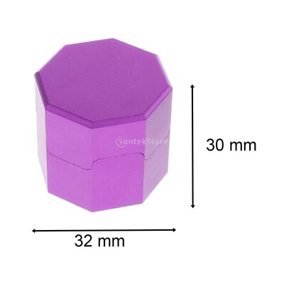 Držač krede za bazen Okrugli praktičan alat Pribor za biljar Mini Kutija za vrh krede Spremnik Okrugla kutija Bilijar