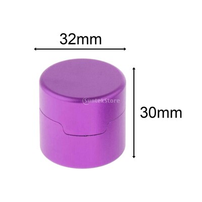 Držač krede za bazen Okrugli praktičan alat Pribor za biljar Mini Kutija za vrh krede Spremnik Okrugla kutija Bilijar