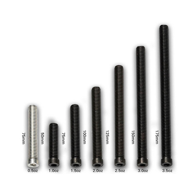 Șurub de greutate pentru tac de biliard, șurub de greutate pentru tac de biliard, șurub de greutate de biliard din metal pentru antrenament