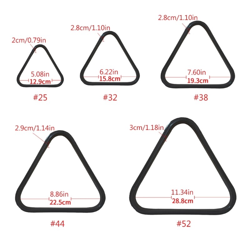 Okvir za kuglice za stol za snooker Okvir za tronožac Držač za biljar Trokutni okvir za biljar Trokut Stalak za bilijar Držači za stol za bilijar