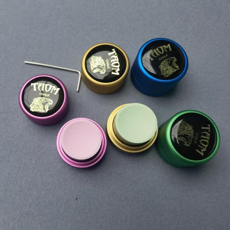 Držač krede za bilijar Dodatak Kutija za kredu za bazen Aluminij Spremište krede za biljar Metalna kutija Štap za bilijar Sportski dodaci