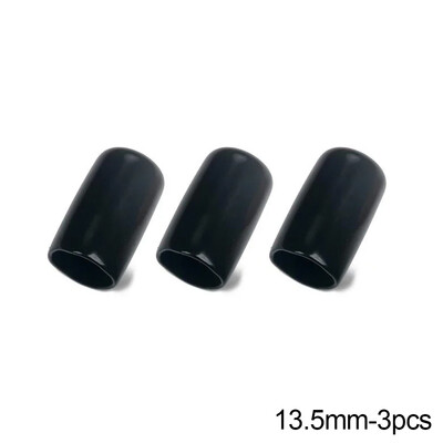 3PCS/6PCS Глава за билярдна щека Гумено защитно покритие Черна осмица Снукър Накрайник за билярдна щека Влагоустойчива капачка Консумативи за билярд