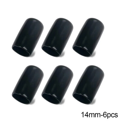 3PCS/6PCS Глава за билярдна щека Гумено защитно покритие Черна осмица Снукър Накрайник за билярдна щека Влагоустойчива капачка Консумативи за билярд