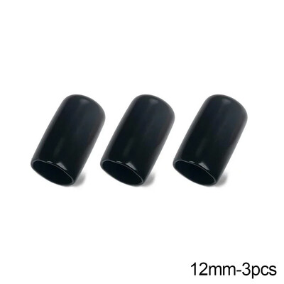 3PCS/6PCS Глава за билярдна щека Гумено защитно покритие Черна осмица Снукър Накрайник за билярдна щека Влагоустойчива капачка Консумативи за билярд