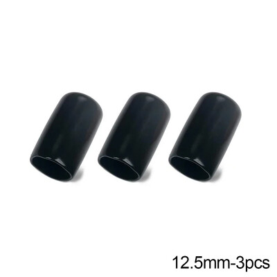 3PCS/6PCS Глава за билярдна щека Гумено защитно покритие Черна осмица Снукър Накрайник за билярдна щека Влагоустойчива капачка Консумативи за билярд