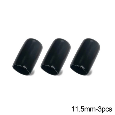 3PCS/6PCS Глава за билярдна щека Гумено защитно покритие Черна осмица Снукър Накрайник за билярдна щека Влагоустойчива капачка Консумативи за билярд