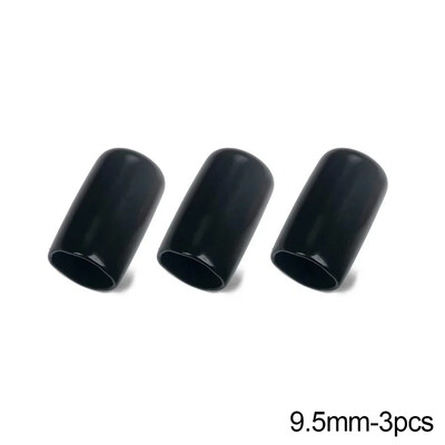 3PCS/6PCS Глава за билярдна щека Гумено защитно покритие Черна осмица Снукър Накрайник за билярдна щека Влагоустойчива капачка Консумативи за билярд