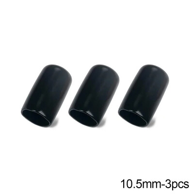 3PCS/6PCS Глава за билярдна щека Гумено защитно покритие Черна осмица Снукър Накрайник за билярдна щека Влагоустойчива капачка Консумативи за билярд