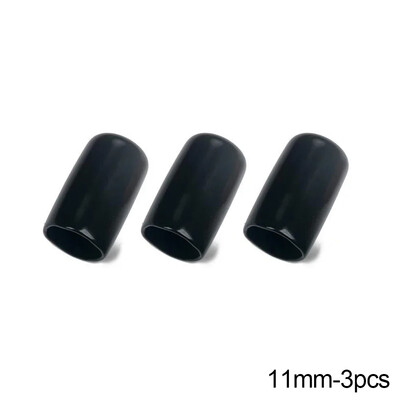 3PCS/6PCS Глава за билярдна щека Гумено защитно покритие Черна осмица Снукър Накрайник за билярдна щека Влагоустойчива капачка Консумативи за билярд