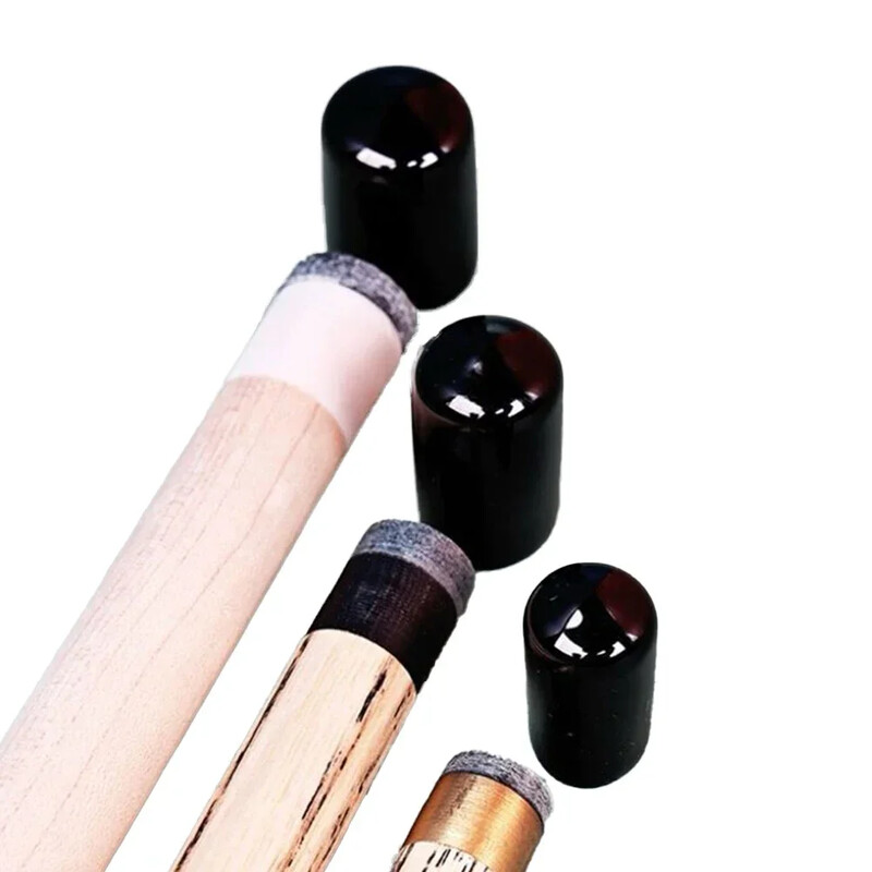 Cap de tac de biliard 3 buc/6 buc capac de protectie din cauciuc negru opt snooker varf tac de biliard capac rezistent la umezeala consumabile de biliard