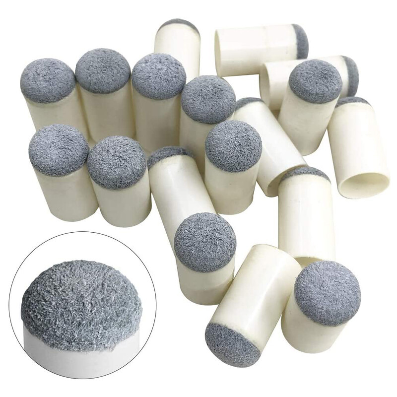 10 buc./lot Vârf de înlocuire de biliard pentru Vârful autocolant pentru tije de reparare a tacului