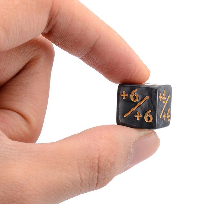 10 komada Counters Dice Toy Gathering Game Counters Token Dice kartica kompatibilna s MTG/CCG/karticom za odrasle